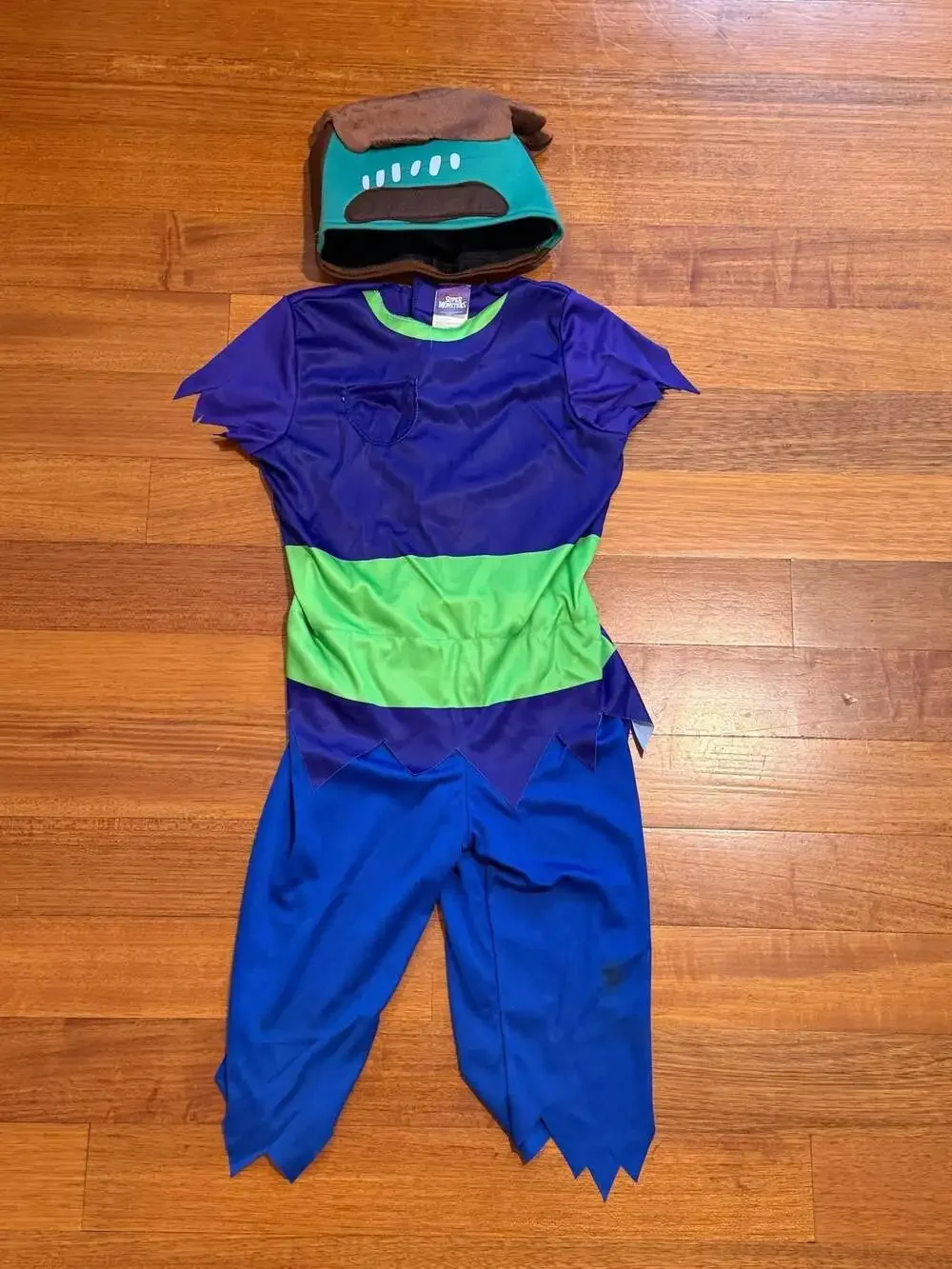 Disguise Super Monsters Frankie Mash Toddler Costume Size 4-6